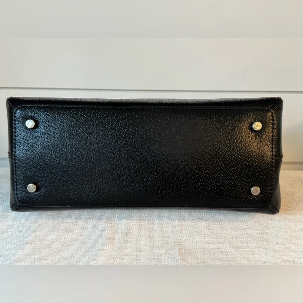Kate Spade Mattew Street Black Handbag W/ Cross Body Detachable Strap